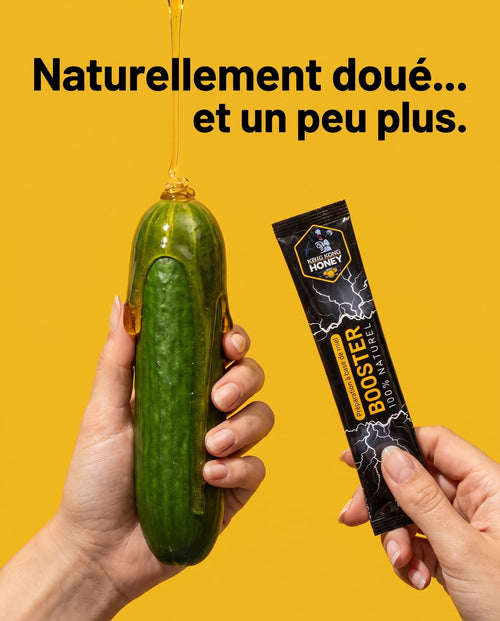 HoneyFoudre – Sticks de Miel Aphrodisiaque (3 / 6 / 12 sticks)