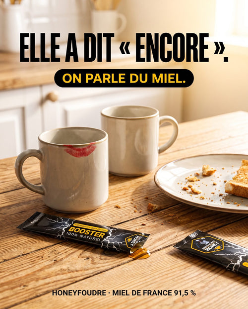 HoneyFoudre – Sticks de Miel Aphrodisiaque (3 / 6 / 12 sticks)